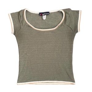 vintage 90s/2000s knit baby tee